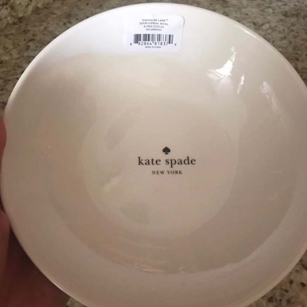 Beautiful Lenox+Kate Spade Soup/Cereal Bowls - Picture 1 of 3